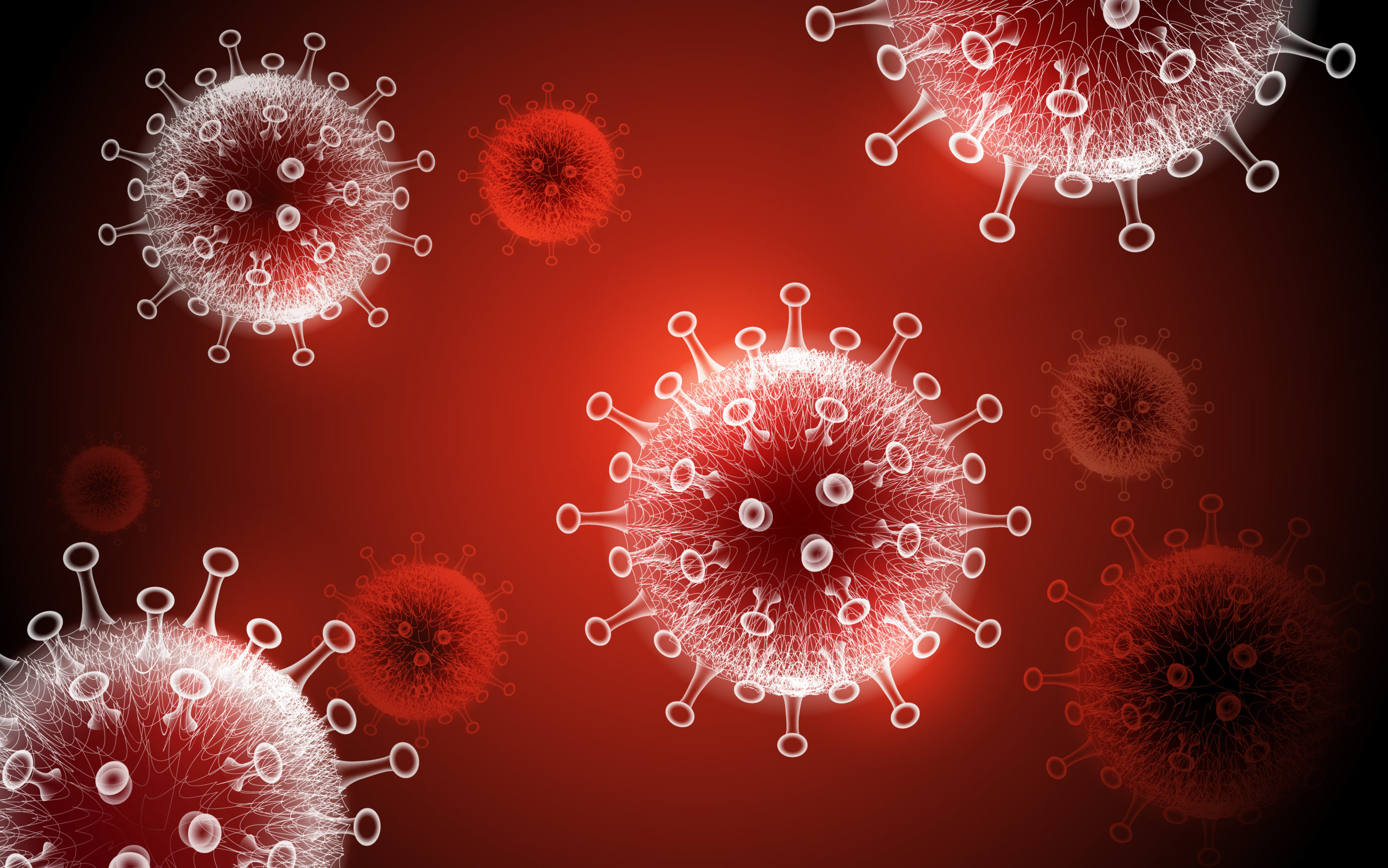 Bild von Virus Teilchen - Corona Virus