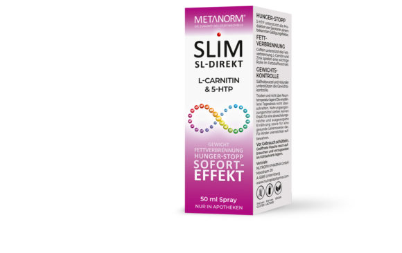 Verpackung Slim SL DIREKT Spray Fettverbrennung von METANORM